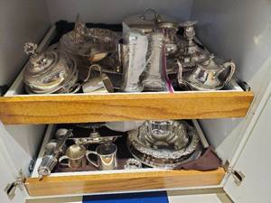 lot 142 image: Misc. Silver Plated