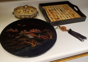 lot 133 image: Collection of Asian Style Dcor