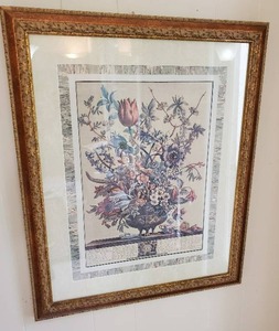 lot 153 image: Framed Vintage February Print Rob Furber Gardiner