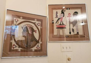 lot 169 image: Set of Framed Tapestries