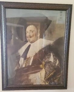 lot 274 image: Framed Print of The Laughing Cavalier