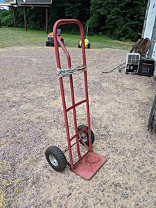 lot 40 image: 2-Wheel Dolly w Pneumatic Tires - NO SHIPPING