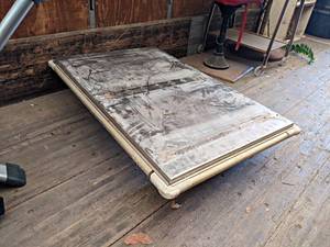 lot 59 image: Stainless Steel rolling Dolly - Overall about 40 x 26 - NO SHIPPING