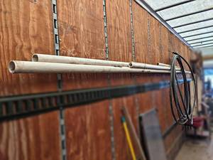 lot 61 image: Lot of PVC Pipe and Drain Tube - 1.5 and 2 - Up to about 18 Long - NO SHIPPING