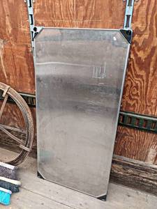 lot 63 image: Stainless Steel Tabletop - Great for Cleaning Fish - About 48 x 24 - NO SHIPPING