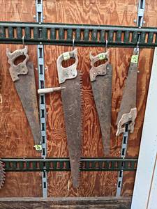 lot 71 image: Lot of (4) Vintage Saws - NO SHIPPING