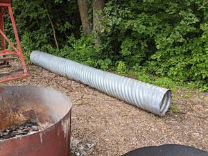 lot 4 image: Section of Steel Culvert - 176 x 18 Diameter - NO SHIPPING