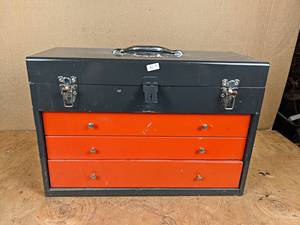 lot 168 image: PARK - 3 Drawer Tool Chest - Overall about 20 x 14 x 9 - NO SHIPPING