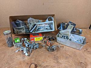 lot 195 image: Hardware, Hinges, Cable Clamps and More