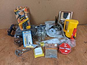 lot 209 image: Flashlights, Hardware, Shower Timer and More