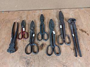 lot 211 image: Lot of Tin Snips and More