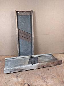 lot 244 image: Pair of Antique Kraut Cutters