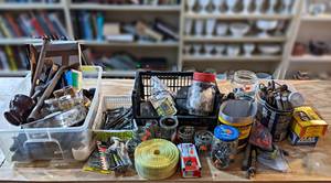 lot 256 image: Huge Lot of Assorted Hardware - NO SHIPPING