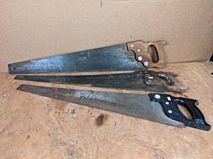 lot 263 image: Lot of (3) Hand Saws - NO SHIPPING
