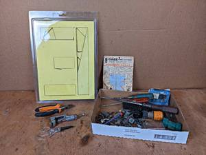 lot 271 image: Lot of Assorted Hand Tools and Package of Stencils