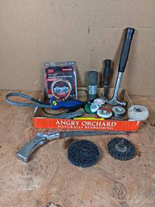 lot 273 image: Lot of Solder, Solder Paste, Strap Wrench and More