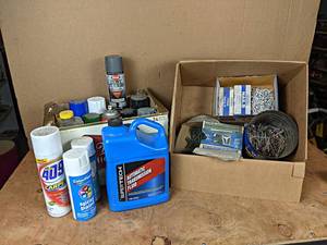 lot 283 image: Lot of Nails, ATF Fluid and More - NO SHIPPING