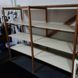 4-Tier Shelf Unit 94W X 27D x 72T  Bring Help To Load Or Tools To Take Apart