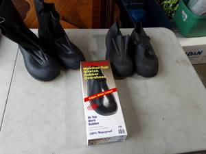 3-Pair Of Over Shoes Size L