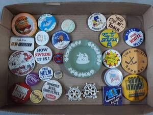 Collectible Buttons, Minneapolis Aquatenial 63, Wedgewood Plate