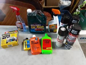 Lot Of Car Care Supplies