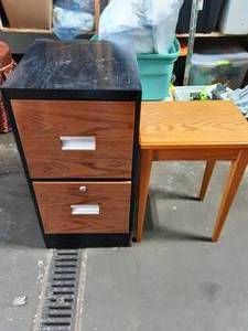 2-Drawer File & End Table