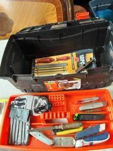 Black & Decker Tool Box & Misc Tools