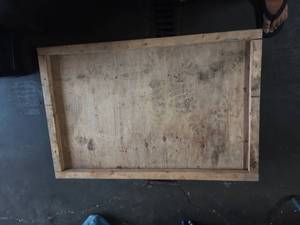 Wood Cart With Heavy Duty Casters 24x36