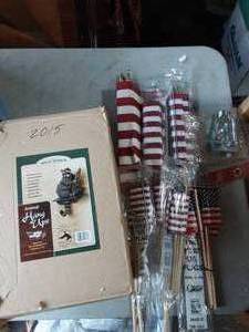 NEW Raccoon Wall Decor & A Bunch Of US Flags