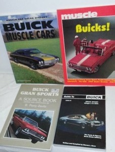 lot 17 image: (4) Books  Buick, Muscle Cars, Gran Sport, GSX and more