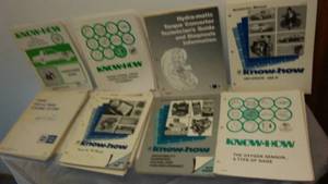 lot 64 image: Buick Know How Technician Manuals  Dozens