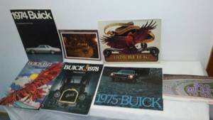 lot 112 image: Buick Showroom Brochures.1974-78