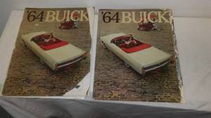 lot 125 image: 1964 Buick Brochures (2) See Pics