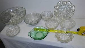 lot 109 image: Federal, Depression, Crystal and Glass