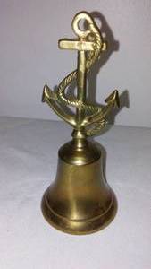 lot 139 image: Vintage Nautical Brass Bell