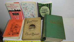 lot 199 image: White House Cookbook and more