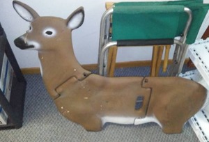 lot 206 image: Deer Target and Chairs