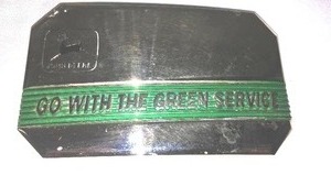 lot 88 image: John Deere Belt Buckle 1990 Go with Green Service