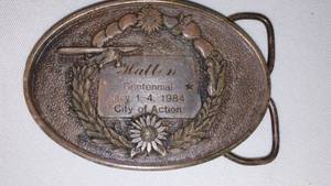 lot 171 image: Hatton ND Centennial Belt Buckle