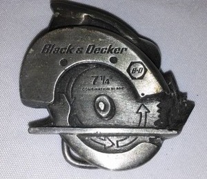 lot 186 image: Black And Decker Belt Buckle Power Saw, 3d