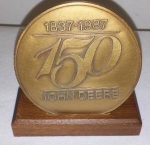 lot 225 image: John Deere Commemorative Coin.