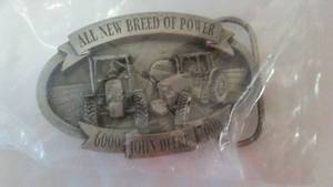 lot 238 image: John Deere Belt Buckle New Breed of Power