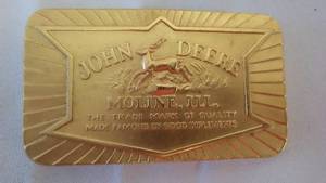 lot 241 image: John Deere Belt Buckle 1936 Trademark,