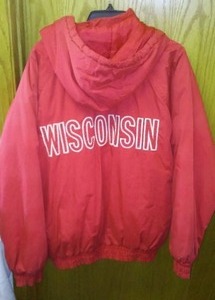lot 100C image: Wisconsin Badgers Winter Jacket.