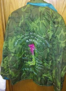lot 100J image: Vintage Vietnam Camo Jacket.