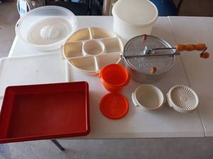 lot 103 image: Tupperware storage containers,  fru...