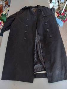 lot 33 image: Long black jacket (womens) 14 petit...
