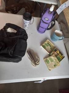 lot 76 image: (2) Cooler bags, mosquito coils, ce...