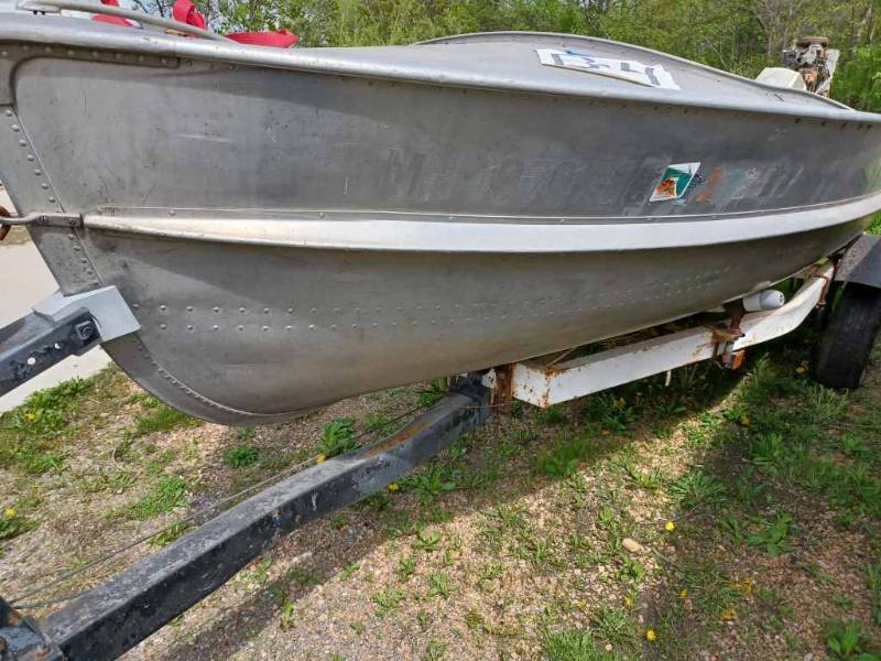 1991 Alumacraft v16 fishing boat johnson outboard - boats - by owner -  marine sale - craigslist