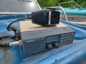 lot 8 image: Evinrude 16-foot Trihull Runabout with  Evinrude W12380 Trailer, Stern Drive Removed, Has Inboard Engine